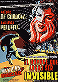 (177) INVISIBLE MAN IN MEXICO (1958) Spanish & English Version